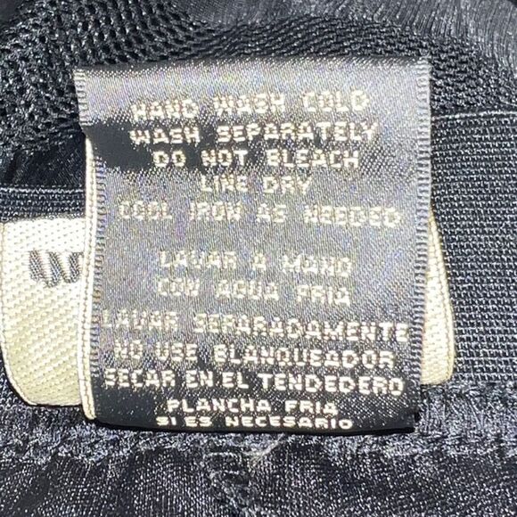 Metrowear New York Petite Black Lined Skirt Mesh Striped Extra Large PXL NWT - Picture 7 of 7